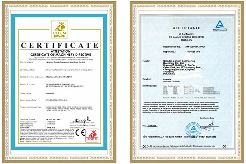 Certificates